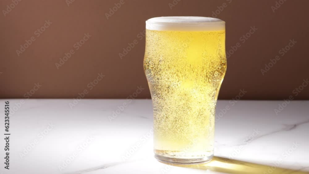 light beer bubbles into a glass food and drink 