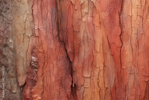 Redwood tree texture skin. Generate Ai