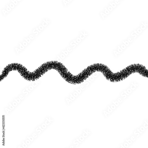 black and white rope
