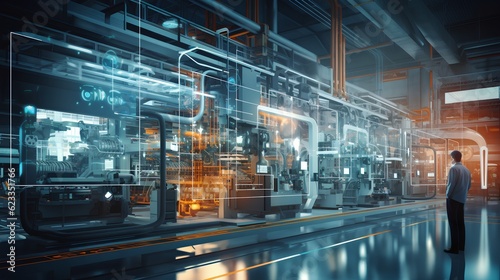 A smart factory presents a seamless integration of connected machines and workers. Increased efficiency  real-time communication  and data-driven decision-making. Advent of Industry 4.0. Generative AI