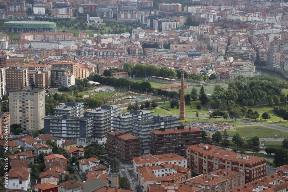 Building in the neighborhood in Bilbao