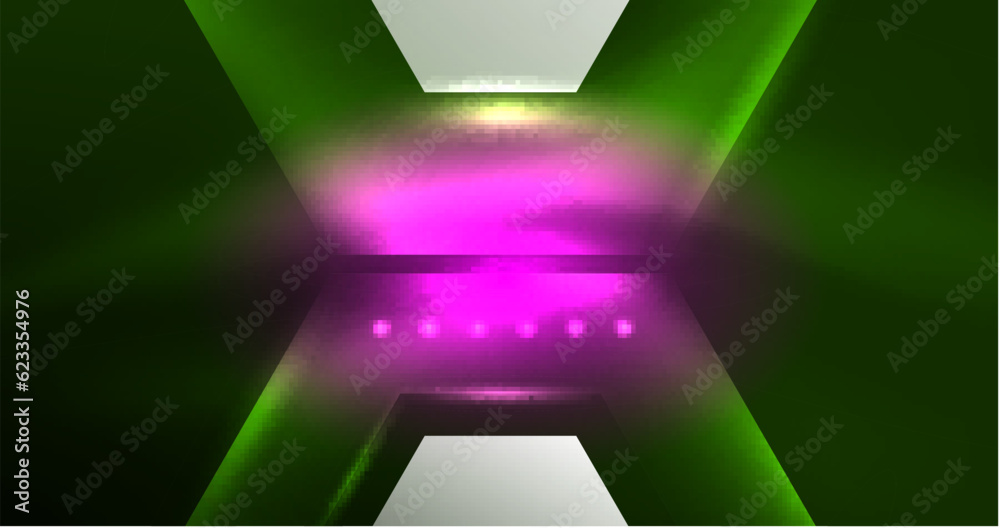 Abstract background neon hexagon vector illustration Abstract background neon hexagon vector illustration