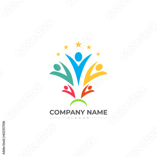 Success Logo Design Vector Template. A Successful Team or Group Symbol Abstract Design.
Celebration of victory 