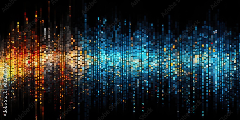 AI Generated. AI Generative. Data science coding programming work business technology abstract background monitor process. Graphic Art AI Generated. AI Generative. Data science coding programming work business technology abstract background monitor process. Graphic Art