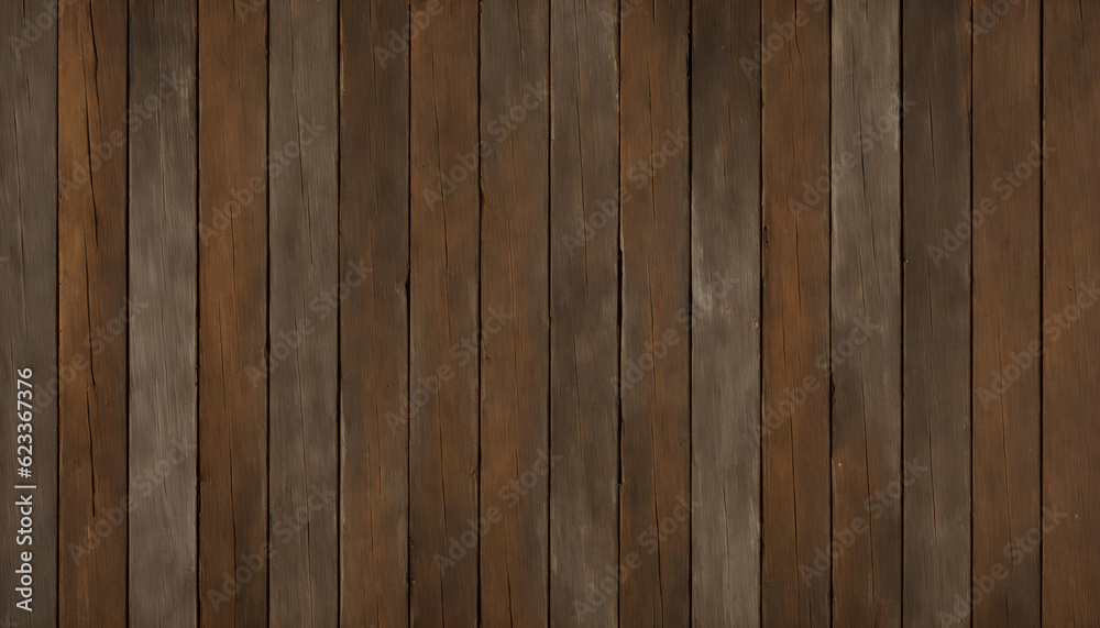 Grunge wood pattern texture background, wooden planks. Dark wood wall texture with natural pattern for background. Generative AI. Grunge wood pattern texture background, wooden planks. Dark wood wall texture with natural pattern for background. Generative AI.