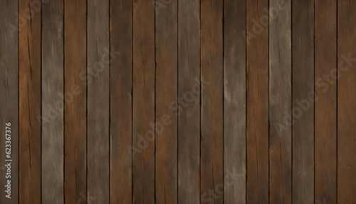 Grunge wood pattern texture background  wooden planks. Dark wood wall texture with natural pattern for background. Generative AI.