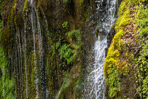 Waterfall  Cascade du Saut du Loup  in France  near to Courmes and Gourdon