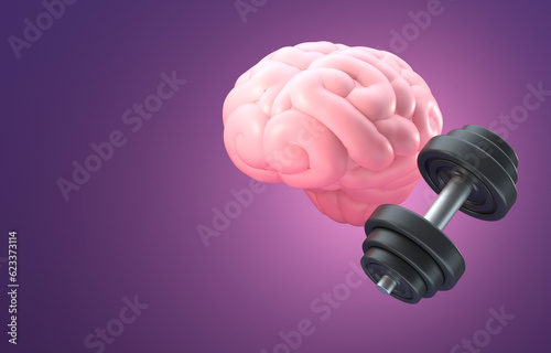 Brain with Dumbell