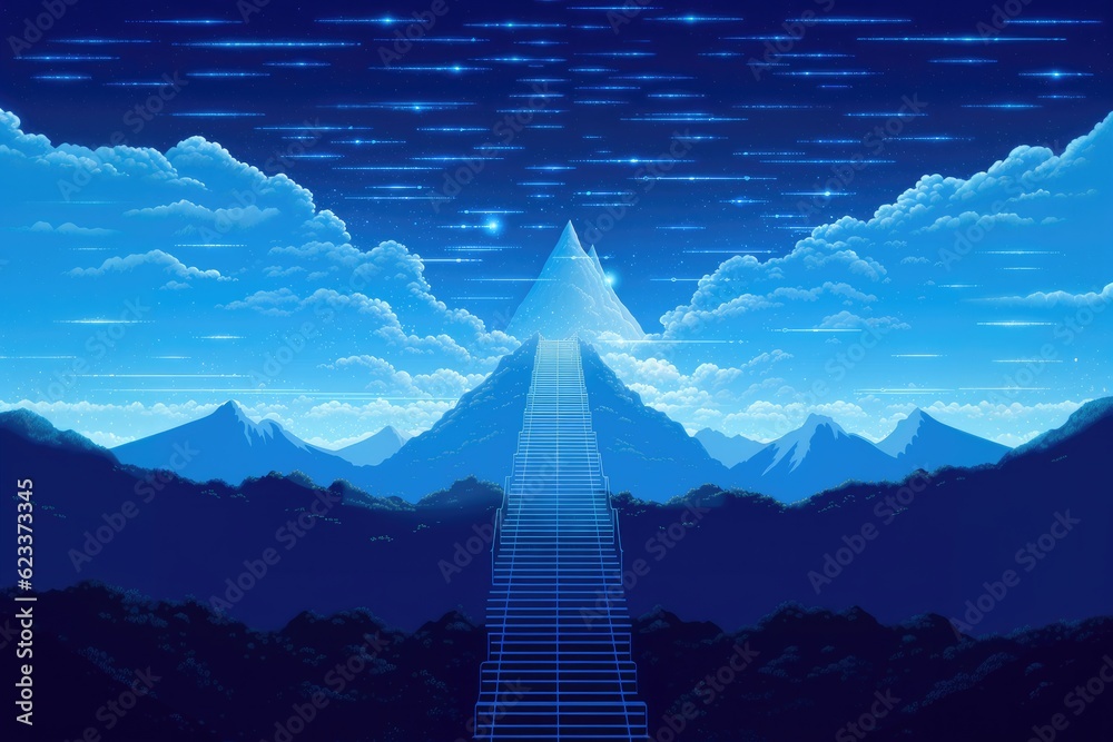 Stairway to heaven. A contemporary interpretation. "Jacob had a dream in which he saw a stairway