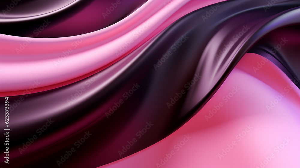 Fototapeta premium Abstract Black and pink wave background. Background concept.