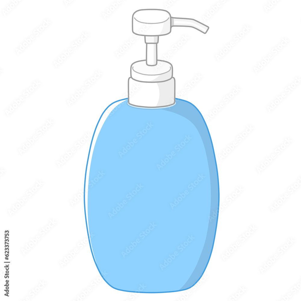 パンプ式のプラスチック容器(シャンプーボトル) パンプ式のプラスチック容器(シャンプーボトル)