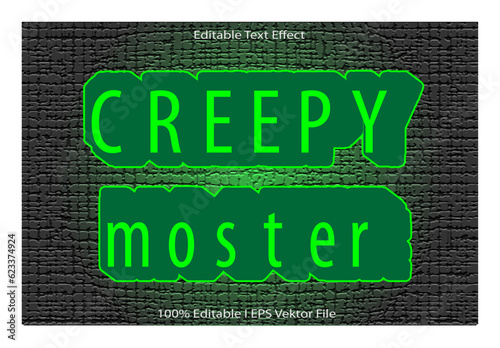 Cursed House Editable Text Effect