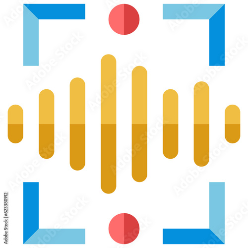 voice assistant flat icon