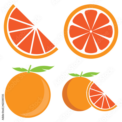 orange icon vector