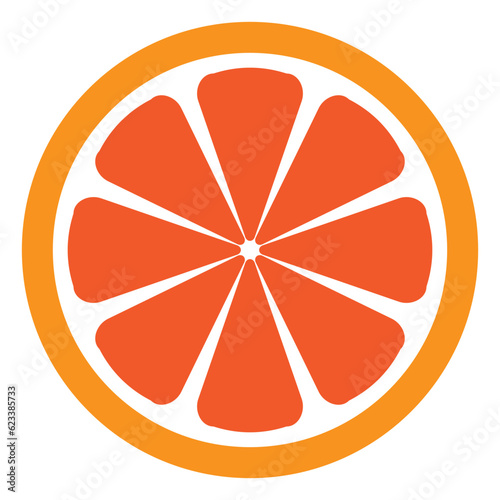 orange icon vector