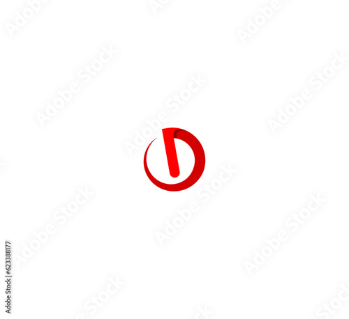 Modern Abstract Initial letter DO, OD, D logo.