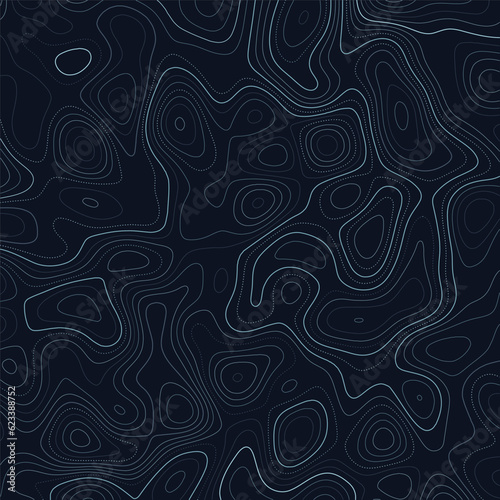 Abstract background with a topography map design