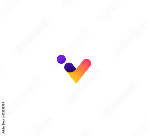 Letter V, VI, IV Logo Template Design Vector Illustration Design Editable Resizable EPS 10.