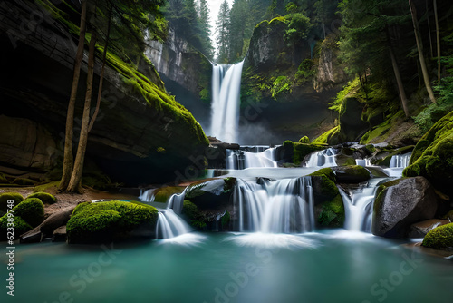 waterfall in the forest