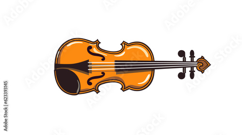 Elegant Harmony Unveiling the Melodic Beauty of the Violin Logo