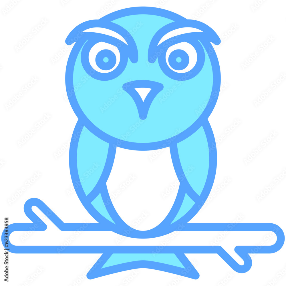 Φωτογραφία owl icon, are often used in design, websites, or applications, banner, flyer to convey specific concepts related to autumn seasons