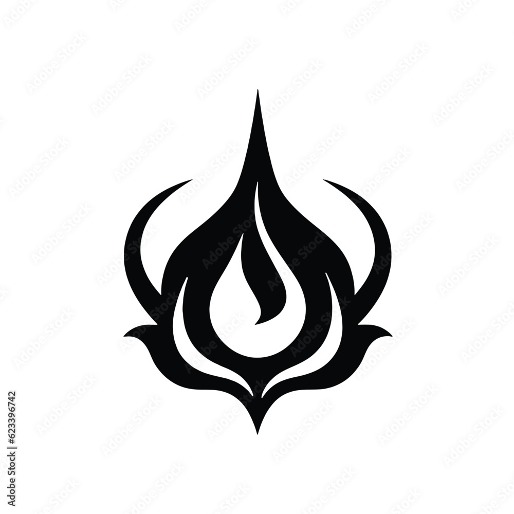 Flame, Occult signs, occultism, alchemy and astrology symbols, tattoo, vector illustration isolated Flame, Occult signs, occultism, alchemy and astrology symbols, tattoo, vector illustration isolated