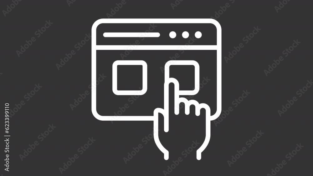 White icon animation of online voting, HD video with transparent background, seamless loop 4k video representing voting. White icon animation of online voting, HD video with transparent background, seamless loop 4k video representing voting.