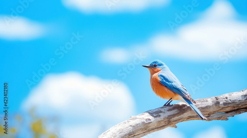 Beautifully Captured Moments of Colorful Birds in the Blue Sky
