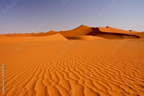 sand dunes in the desert country
