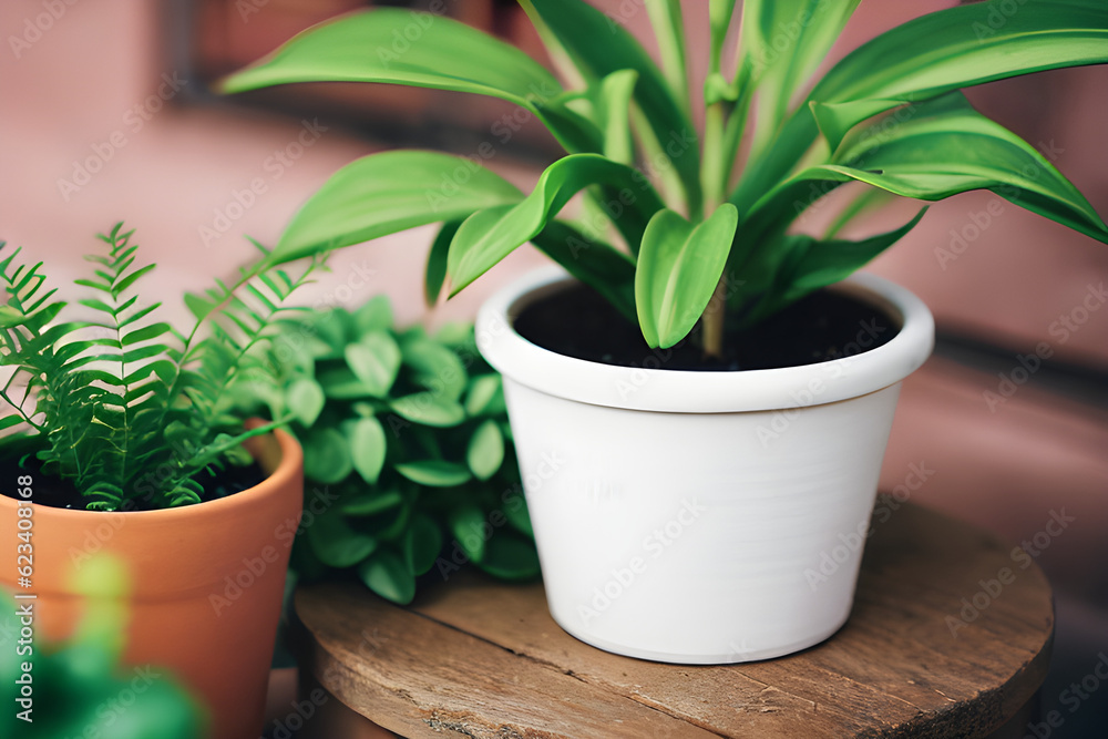 Obraz premium plant in a pot Generative AI