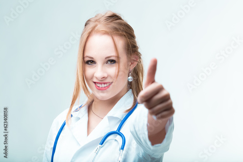 Positivity radiates from young doctor