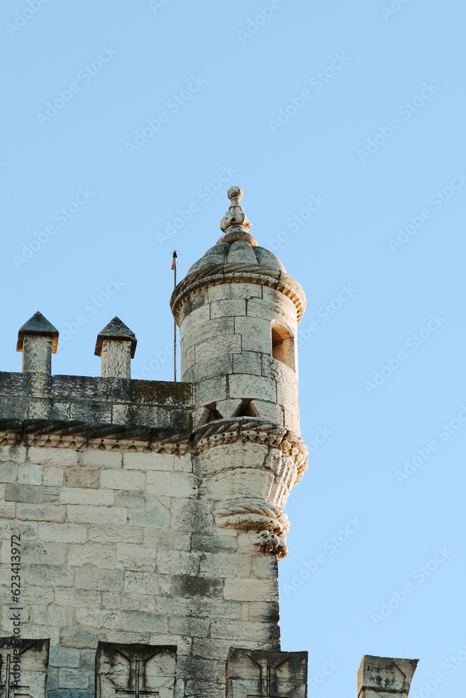 Obraz premium Iconic Torre de Belem standing tall in Lisbon's historic charm
