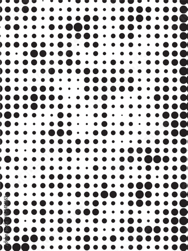 halftone element design. black dots halftone