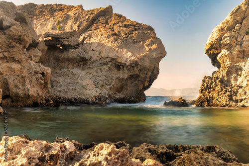 Long exposure at Sterna beach in Loutraki in Greece.  © Bill Anastasiou