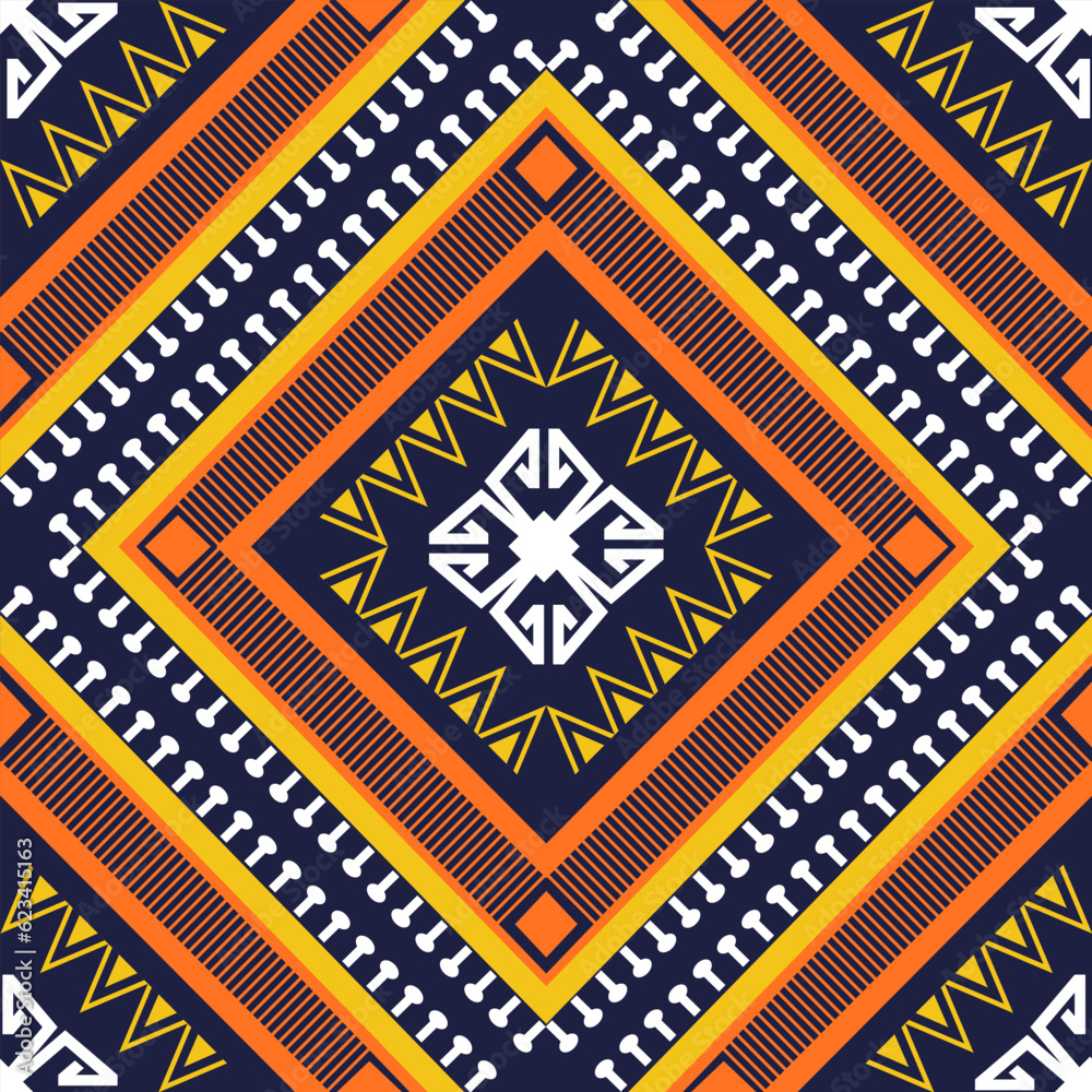 Beautiful Ethnic abstract ikat art. Seamless pattern in tribal,folk embroidery,and Mexican style.Aztec geometric art ornament print.Design for carpet,wallpaper, clothing,wrapping,fabric,cover Beautiful Ethnic abstract ikat art. Seamless pattern in tribal,folk embroidery,and Mexican style.Aztec geometric art ornament print.Design for carpet,wallpaper, clothing,wrapping,fabric,cover