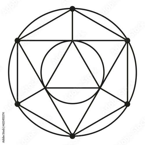 sacred geometry icon