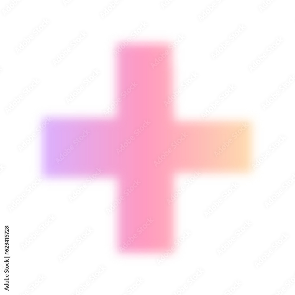 Obraz premium Blurred Gradient Cross