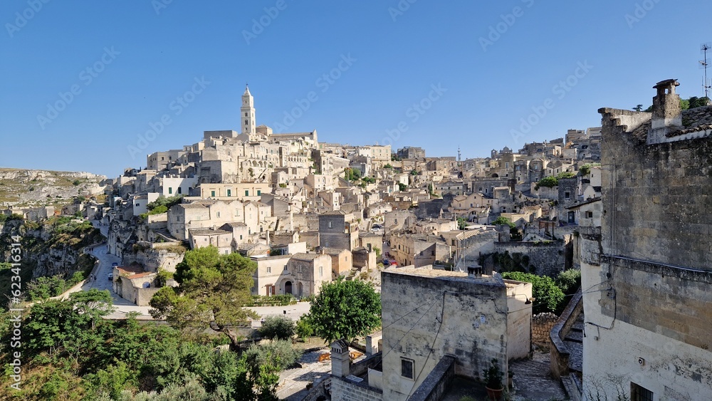 View of Matera Southern Italy 