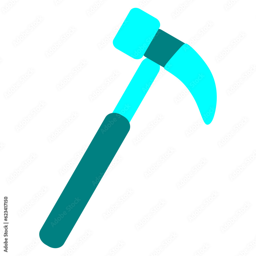 Blue Color Hammer Graphic Design Blue Color Hammer Graphic Design