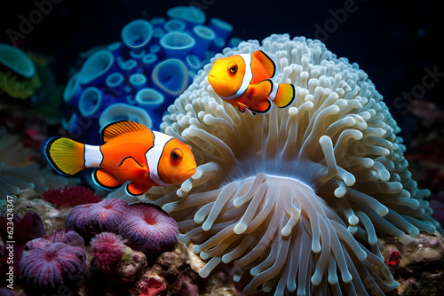 clownfish on reef
