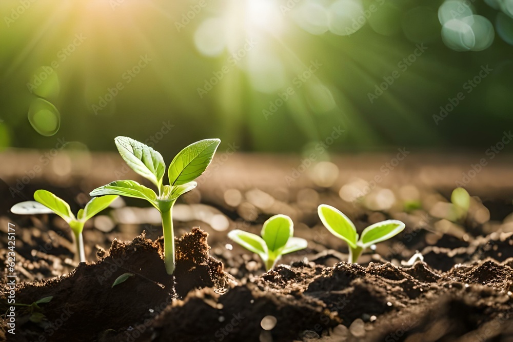 sprout in the ground sprout in the ground