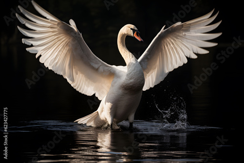 swan in nature
