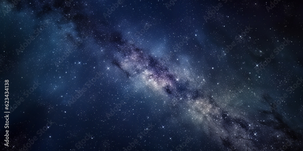 Space Graphic Design Background with Stars