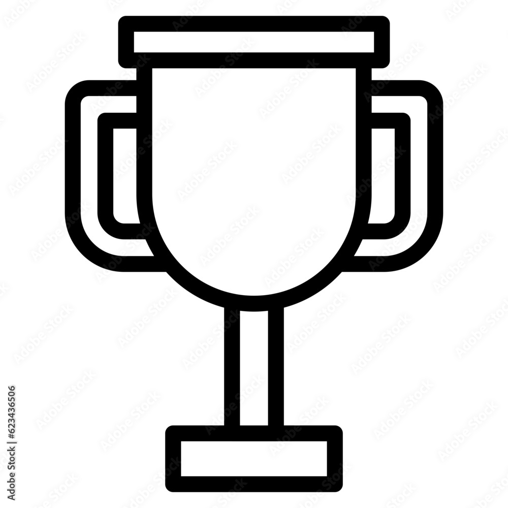 football trophy line 