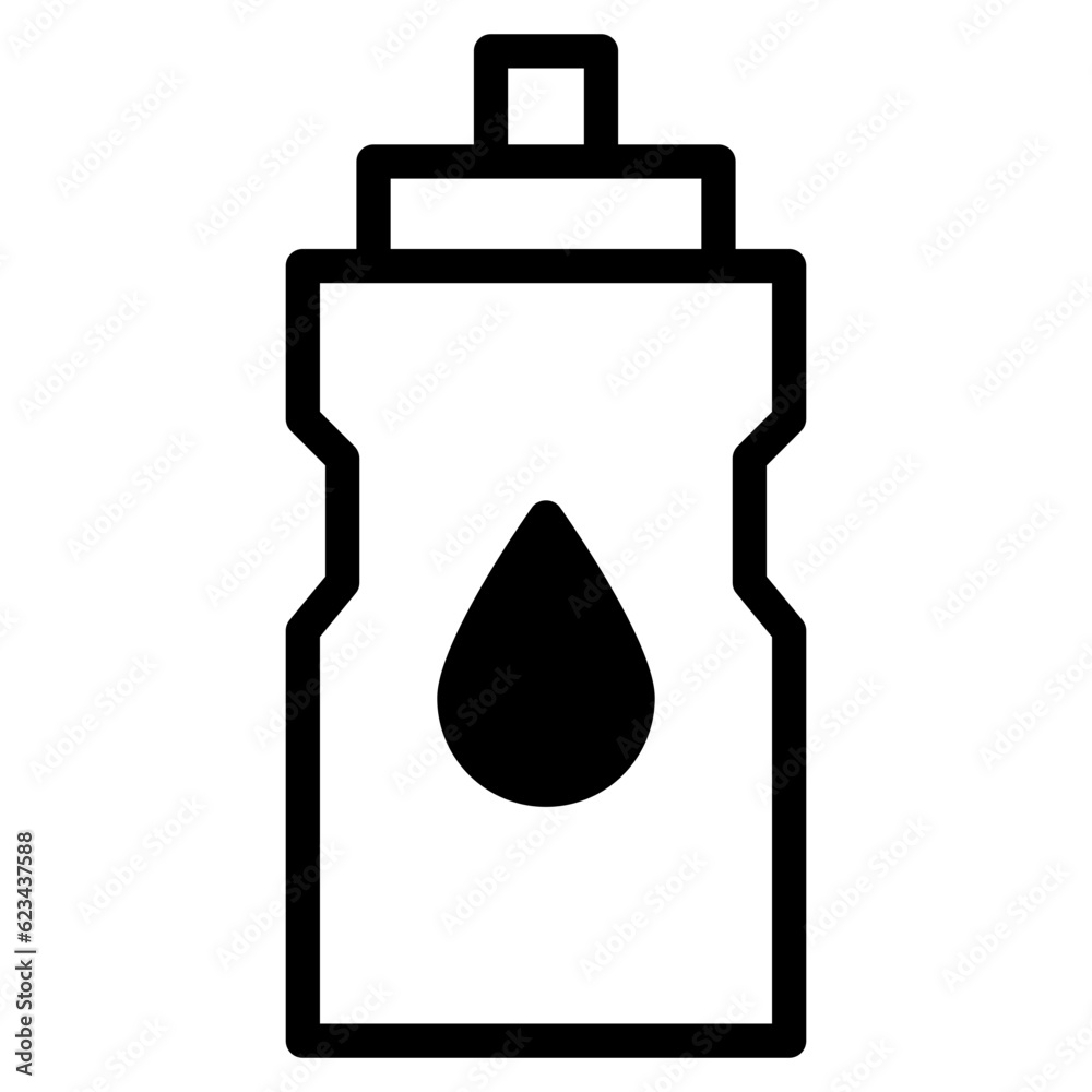 Obraz premium water bottle dualtone