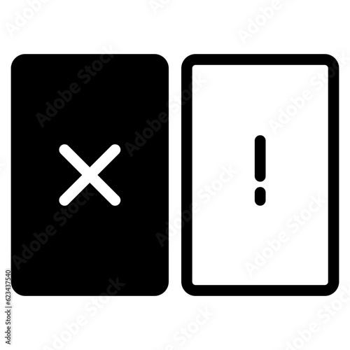 football referee card dualtone