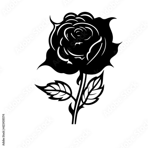 rose flower vector illustration