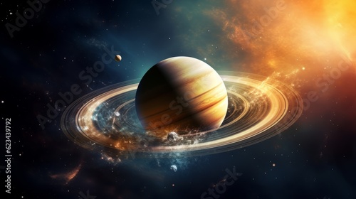 Beautiful Saturn in the Galaxy