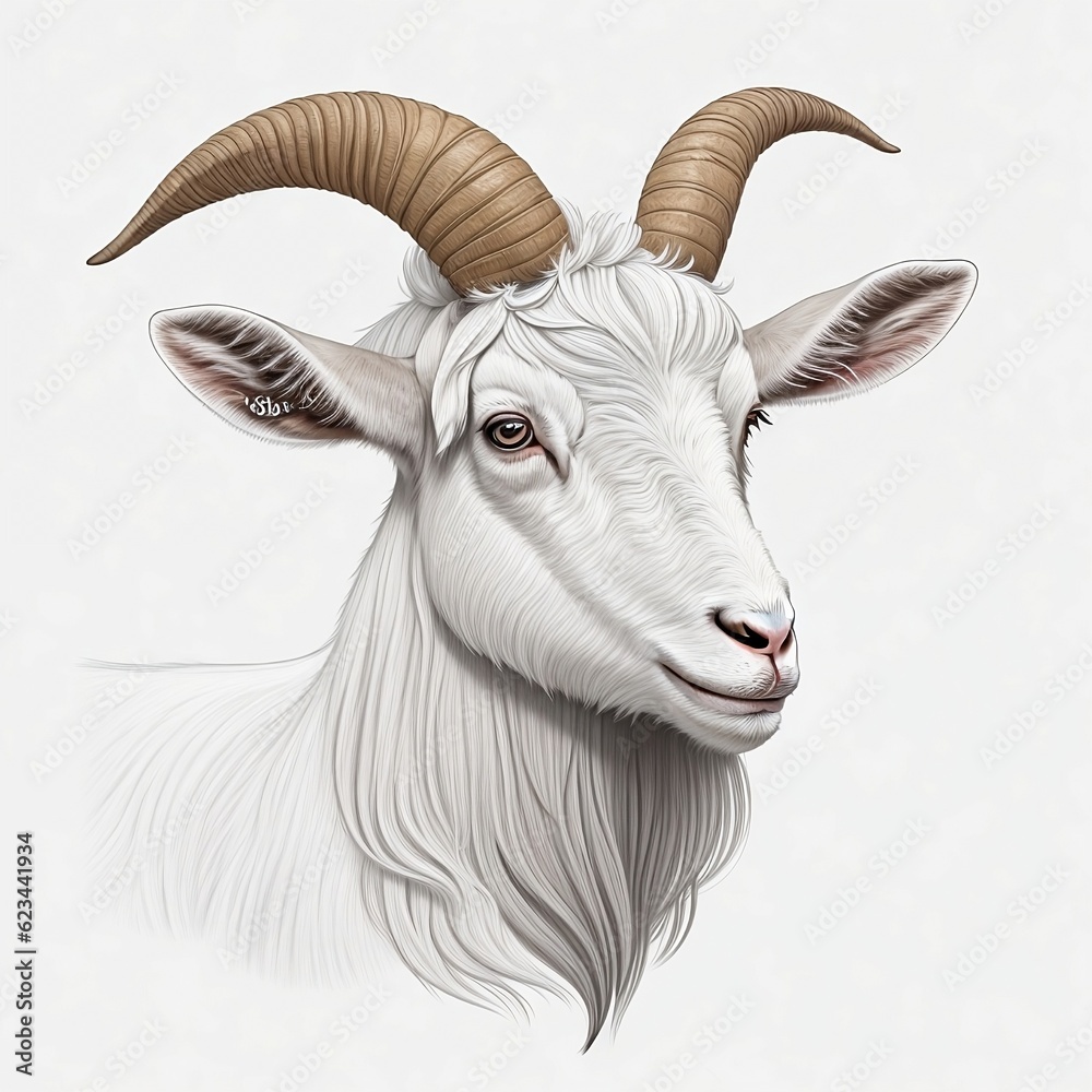 portrait of a goat portrait of a goat