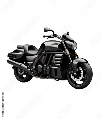 Speed Demon  Sport Motorbike on Transparent Background